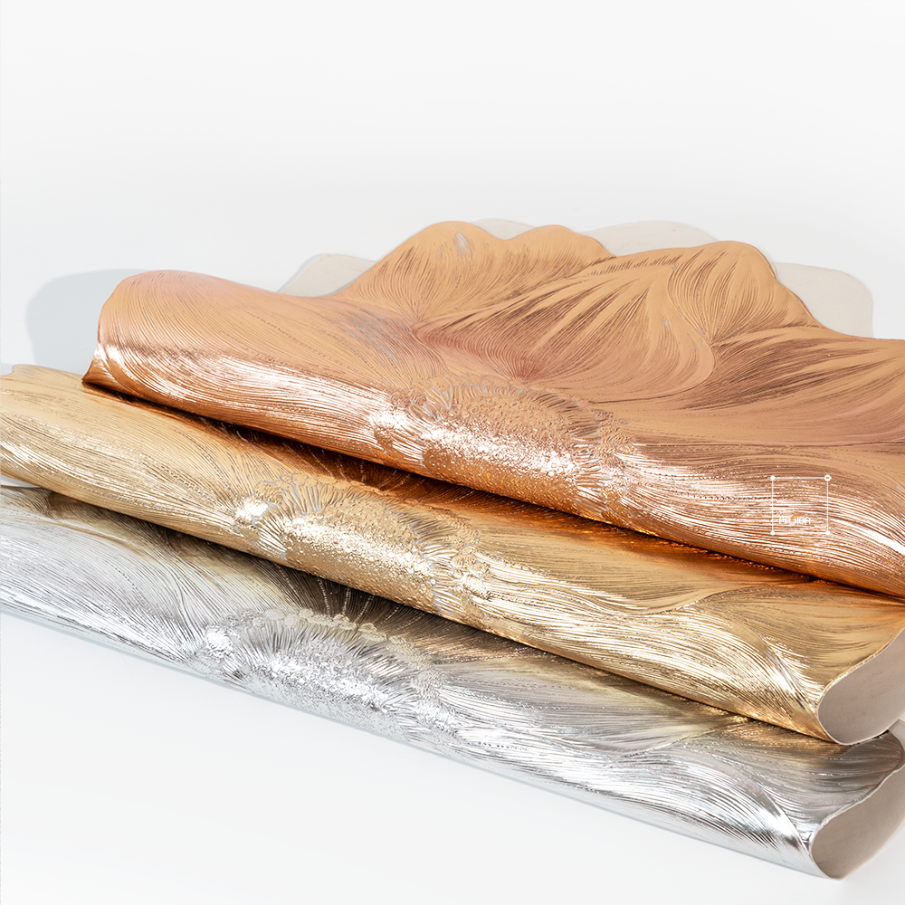 Tấm Lót Bàn Ăn Nhựa PVC Hình Hoa Ép Kim Cao Cấp