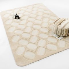 Thảm Trải Sàn Dệt Thủ Công Acrylic Sang Trọng Họa Tiết Tổ Ong Cao Cấp