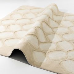 Thảm Trải Sàn Dệt Thủ Công Acrylic Sang Trọng Họa Tiết Tổ Ong Cao Cấp