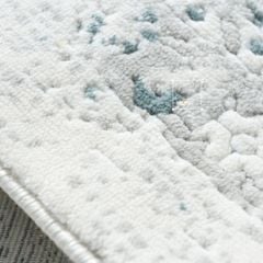 Thảm Trải Sàn Thổ Nhĩ Kỳ Hoa Văn Xanh Navy