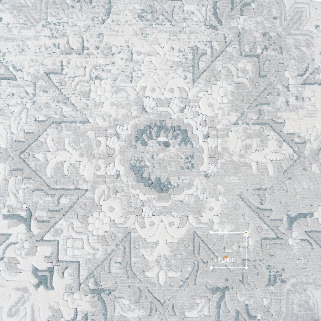 Thảm Trải Sàn Thổ Nhĩ Kỳ Hoa Văn Xanh Navy