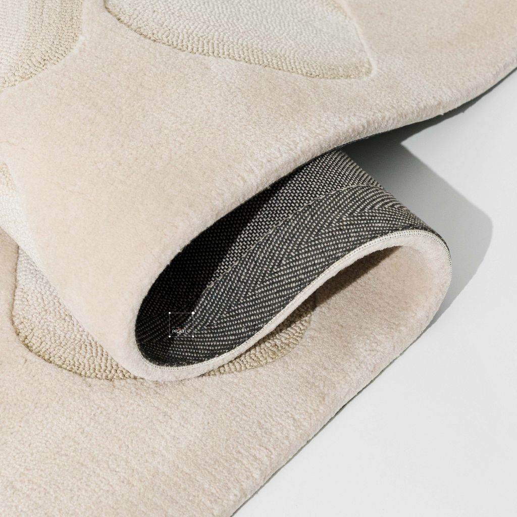 Thảm Trải Sàn Dệt Thủ Công Acrylic Sang Trọng Họa Tiết Tổ Ong Cao Cấp