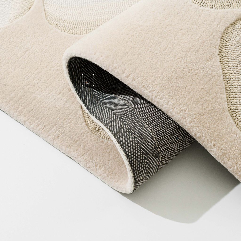 Thảm Trải Sàn Dệt Thủ Công Acrylic Sang Trọng Họa Tiết Tổ Ong Cao Cấp