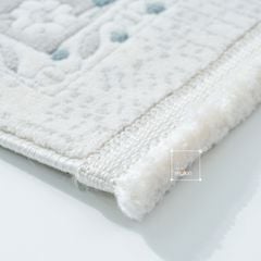 Thảm Trải Sàn Thổ Nhĩ Kỳ Hoa Văn Xanh Navy