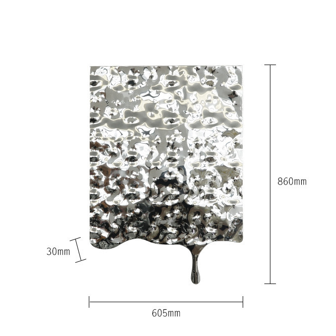 Tranh Treo Tường Thép Không Gỉ Hiện Đại Tối Giản