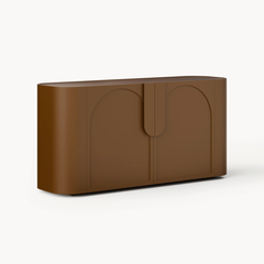 Tủ Console 4 Cánh Cong Thiết Kế Họa Tiết Vòm Solis