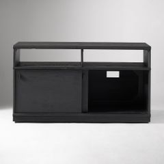 Tủ Console Cửa Lùa Màu Đen Tối Giản Onyx