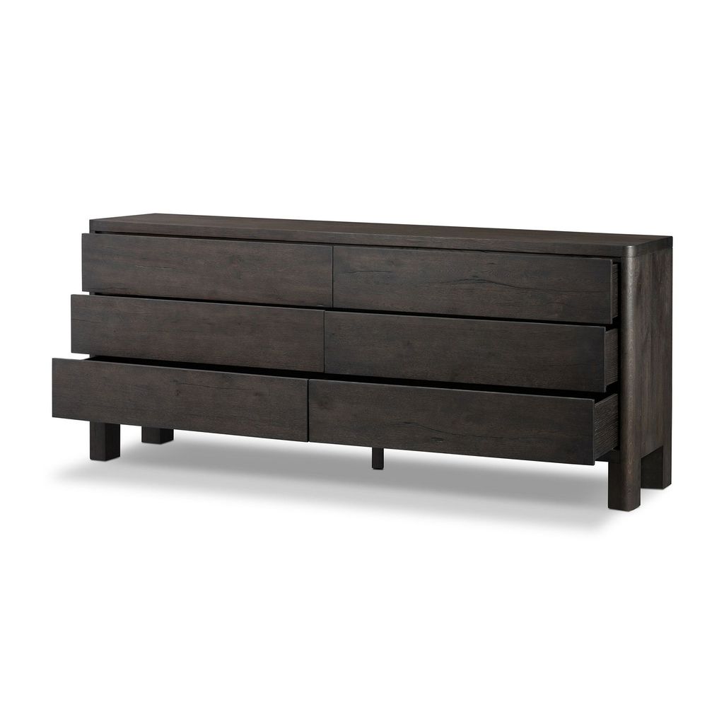 Tủ Console Gỗ 6 Ngăn Kéo Dresty