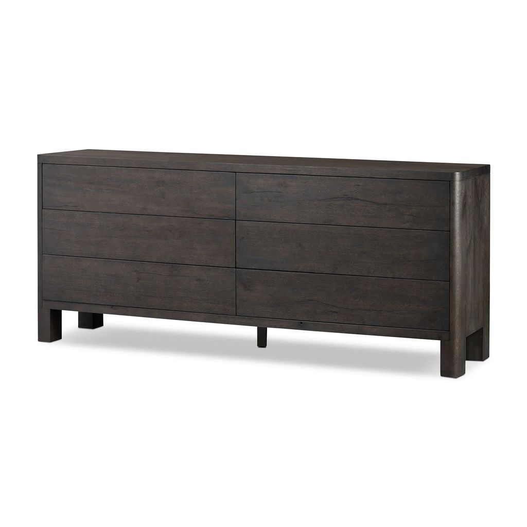 Tủ Console Gỗ 6 Ngăn Kéo Dresty