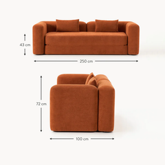 Ghế Giường Phong Cách Cozy Contemporary Terra