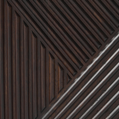 Tủ Console Bắt Vân Gỗ Chéo 3D Sang Trọng Prisma