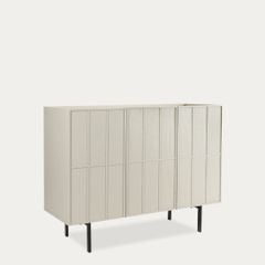 Tủ Phụ Console Trang Trí Sảnh Cửa Ra Vào Phối Sọc Hình Học