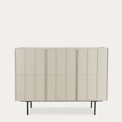 Tủ Phụ Console Trang Trí Sảnh Cửa Ra Vào Phối Sọc Hình Học