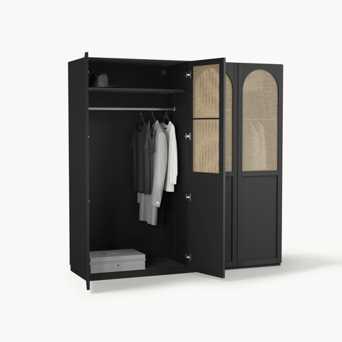 Tủ Quần Áo Cửa Vòm và Mây Đan Vesta