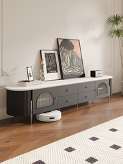 Tủ Tivi Cổ Điển Kiểu Pháp Cánh Tủ Kết Hợp Độc Đáo