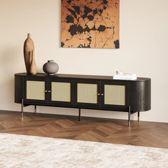 Tủ Tivi Gỗ Đen Hiện Đại Sienna Cabinet