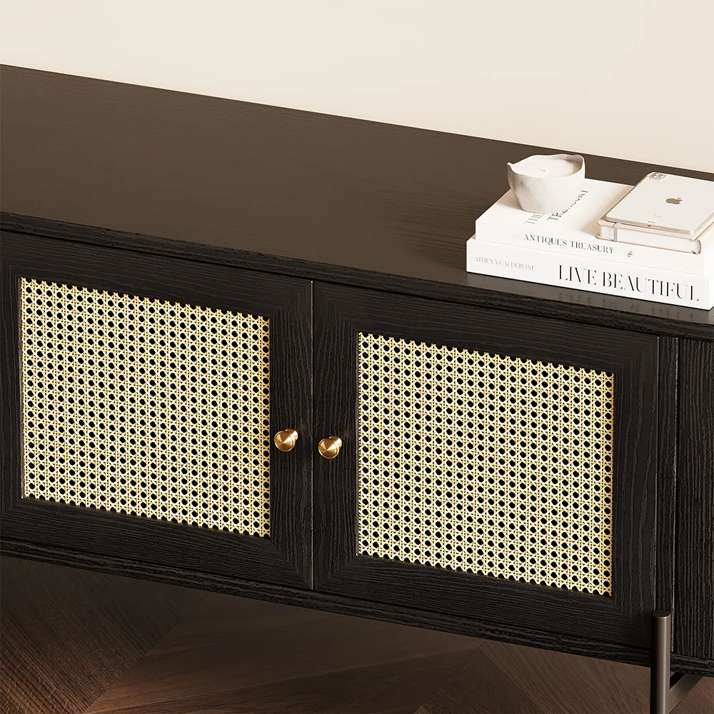 Tủ Tivi Gỗ Đen Hiện Đại Sienna Cabinet