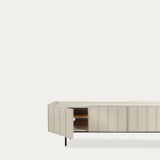 Tủ Tivi Phối Sọc Hình Học