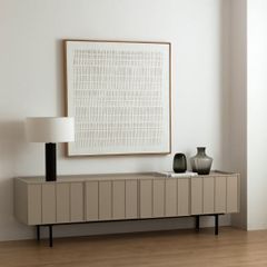 Tủ Tivi Phối Sọc Hình Học