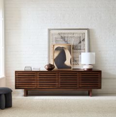 Tủ Tivi Gỗ Tự Nhiên Vân Sóng 2 Ngăn Kéo Rhapsody