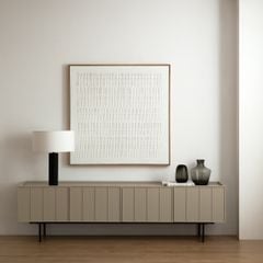 Tủ Tivi Phối Sọc Hình Học