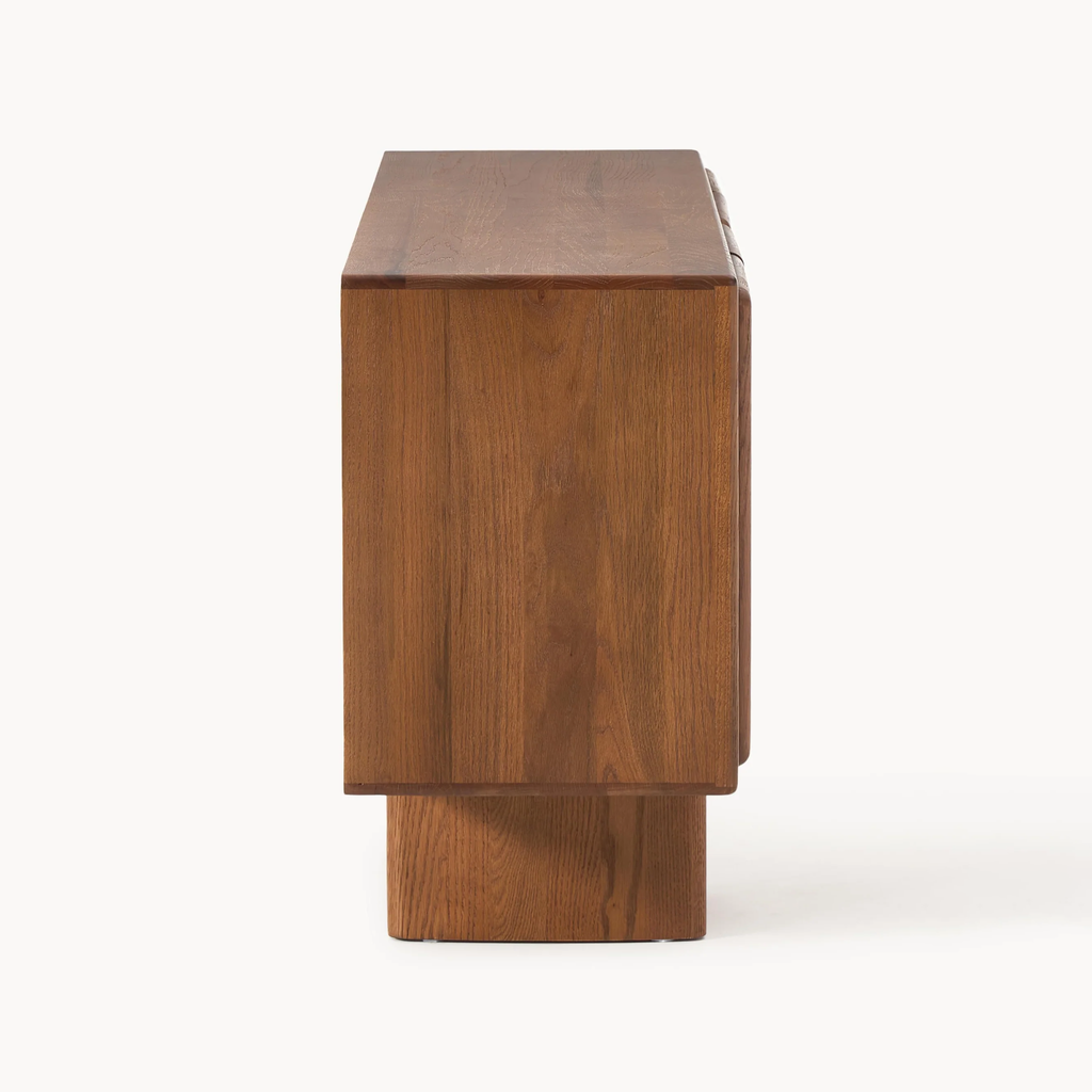 Tủ Console Gỗ Tần Bì Chân Thấp Lema