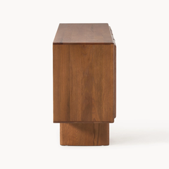 Tủ Console Gỗ Tần Bì Chân Thấp Lema