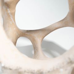 Tượng Trang Trí Hình Cầu Rỗng Phong Cách Wabi Sabi Tối Giản