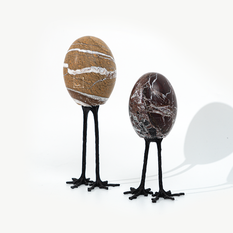 Tượng Quả Trứng Cẩm Thạch Nghệ Thuật Contemporary