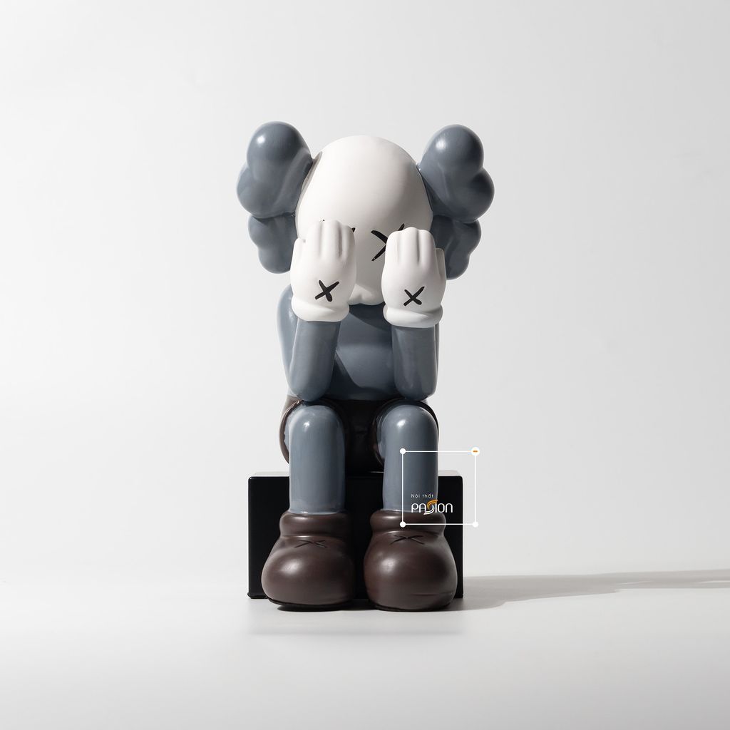 Tượng Decor Trang Trí decor Kaws Sesame Street Trên Kệ Tủ