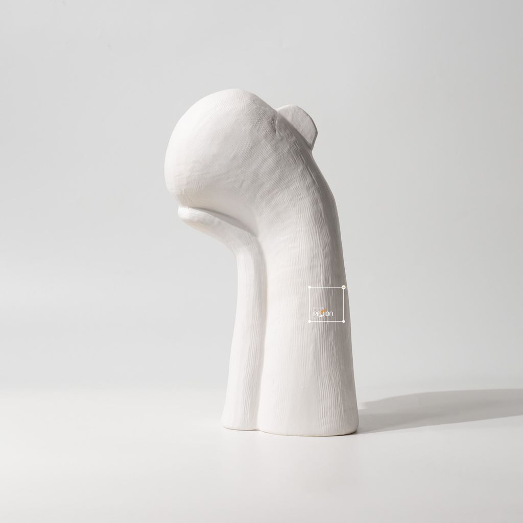 Tượng Chân Dung Hình Bán Thân Nghiên Đầu Suy Nghĩ