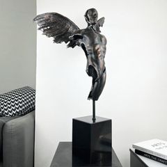Tượng Nghệ Thuật Nam Thần Cupid Hợp Kim Cao Cấp