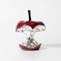Tượng Decor Quả Táo Resin Trừu Tượng Phối Bạc