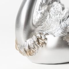 Tượng Đôi Thiên Nga Màu Ngọc Trai Châu Âu Hiện Đại