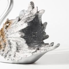 Tượng Đôi Thiên Nga Màu Ngọc Trai Châu Âu Hiện Đại