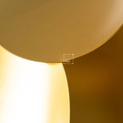 Tượng Trang Trí Bằng Kim Loại Lá Tròn Xếp Tầng Mô Hình