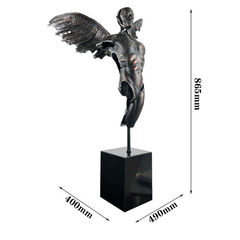 Tượng Nghệ Thuật Nam Thần Cupid Hợp Kim Cao Cấp