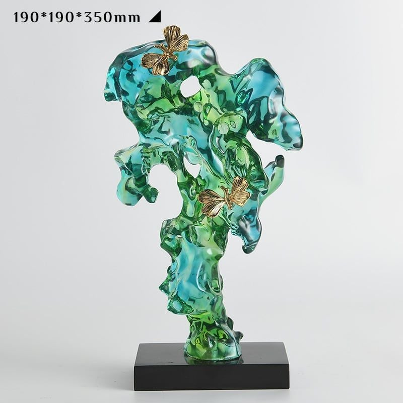 Tượng Nghệ Thuật Cánh Bướm Và Sóng Đá