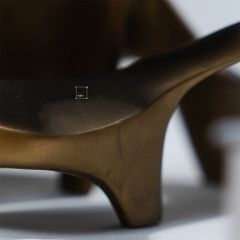 Tượng Decor Rỗng Uốn Lượn Abstract Sang Trọng