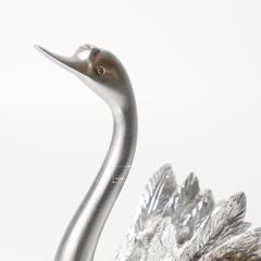 Tượng Đôi Thiên Nga Màu Ngọc Trai Châu Âu Hiện Đại