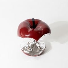 Tượng Decor Quả Táo Resin Trừu Tượng Phối Bạc