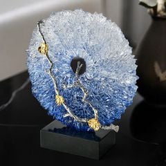 Tượng San Hô Màu Gradient Xanh Dương Trong Suốt Phối Bướm