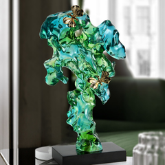 Tượng Nghệ Thuật Cánh Bướm Và Sóng Đá