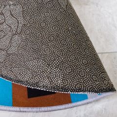 Thảm tròn nhung nỉ họa tiết in hình 3D
