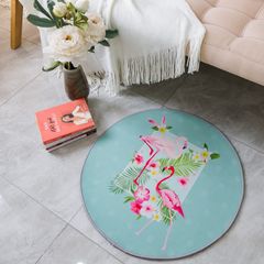 Thảm tròn nhung nỉ họa tiết in hình 3D