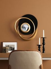 Gương Treo Tường Cao Cấp Vòng Orbit Gold