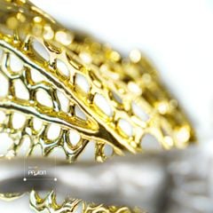 Tượng Trang Trí Hình Thiên Thần Tự Do Đôi Cánh Kim Loại