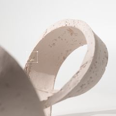 Đồ Trang Trí Hình Học Xoắn Wabi Sabi Trừu Tượng