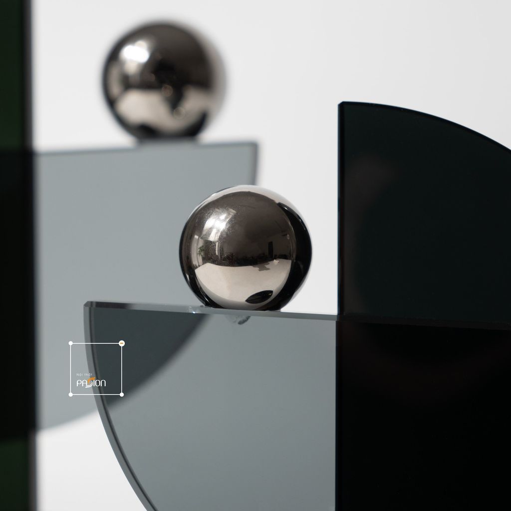 Đồ Trang Trí Pha Lê Hình Học Trừu Tượng Ghép Khối Hiện Đại