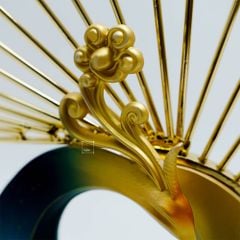 Tượng Decor Phượng Hoàng Xanh Ngọc May Mắn Sang Trọng
